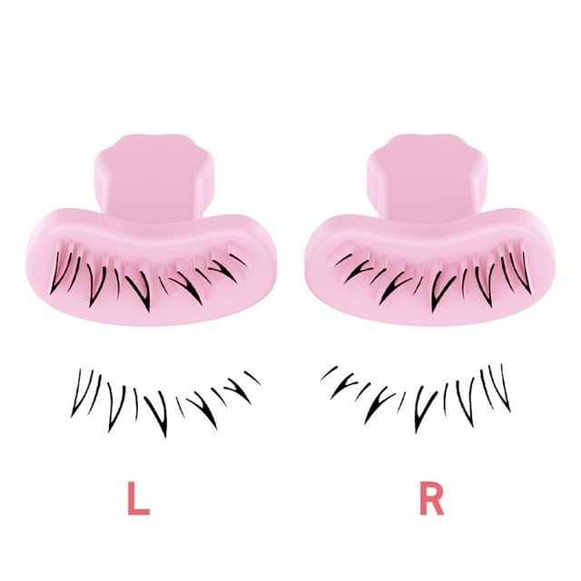 CYC Eyelash Stamp Lower Lash Stamp Silicone Lash Pad Reusable Eyelashes Natural Looking False Eyelashes Eye Makeup Applicators Perfect For Various Eye Shapes 2pcs