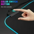 thumbnail image 2 of RGB Gaming Mouse Pad 14 Lighting Modes Mouse Pad Large Anti-Slip Rubber Base and Waterproof Computer Mouse Pad for Game and Work, 2 of 9