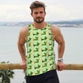 thumbnail image 6 of Goofa dogs St Patrick's Day Pattern Men's Workout Tank Top Slim-Fit Tank Quick Dry Fit Muscle Tank Top Beach Tank Top Bodybuilding Sleeveless T Shirt-4X-Large, 6 of 7