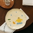 thumbnail image 2 of UUBLKH INS Cuencos Plato for Frutas, Plato de Pan, Ensalada, Platos de Postre, Cerámica Resistente y Apilable, Juego de 2 Cuencos de Cerámica, Suministros de Cocina, 2 of 5