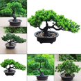 thumbnail image 4 of Artificial Pine Bonsai Simulation Green Plant Home Office Desk Decoration, 4 of 8
