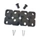 thumbnail image 5 of 8 piezas de repuesto para patas de silla de camping, reparación de patas, piezas fáciles de instalar, conector para exteriores, protectores de suelo Negro, 5 of 8