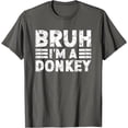 thumbnail image 1 of BRUH Je Suis un Ne Costume T-Shirt Ne Halloween - Noir - m, 1 of 2