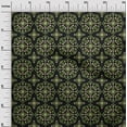 thumbnail image 3 of oneOone Polyester Spandex Black Fabric Asian Ornament Floral Tile Craft Projects Decor Fabric Printed By The Yard 56 Inch Wide, 3 of 4