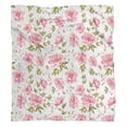 thumbnail image 5 of Vintage Floral Watercolor Blanket: Soft & Cozy Pink Rose Peony Throw Blanket - Fashionable 50x60in Decor Bed Throw Blanket for Room, Couch - Ideal Gift for Women, 5 of 5