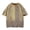 Khaki, variant on Ymyiu Men T Shirts Men's Crewneck T-Shirts Short Sleeve Plain Tee Moisture Wicking Casual Tshirts Solid Color Size L(Blue, L)