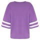 thumbnail image 3 of Puntoco Mujer Cuello en V Sólido Cremallera Frontal Blusa Linterna Malla Manga Suelta Casual Top Camisas Puntoco Puntoco-1247, 3 of 4