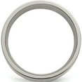 thumbnail image 2 of Titanium/14K Titanium Polished With 14K Yellow Inlay 8mm Flat Band (Size 8.5) Made In China tb226-8.5, 2 of 5