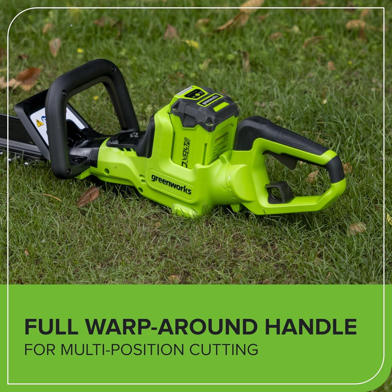 Greenworks 40V 26in Brushless Hedge Trimmer, Tool only
