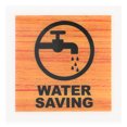 thumbnail image 1 of MasteelfCA Water Saving Sign Notice Caution Warning Sign for Restaurant Commercial and Industrial, 1 of 7