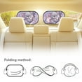 thumbnail image 5 of Yuyamidu Koala Auto Rear Window Sunshade for Baby 2 Pack Cherry Blossom Car Back Window Sunshade Sun UV Protection Cute Car Shades for Back Windows, 5 of 7