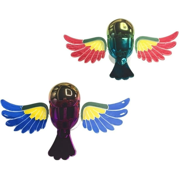 Pegatinas De Ala De Pjaros Voladores Para Coche, Decoracin Para Espejo Retrovisor, Techo, Maletero, Casco De Motocicleta, Alas Giratorias Elicas, Vinilo, 15 X 10 Cm, Movimiento De, UKHBMC