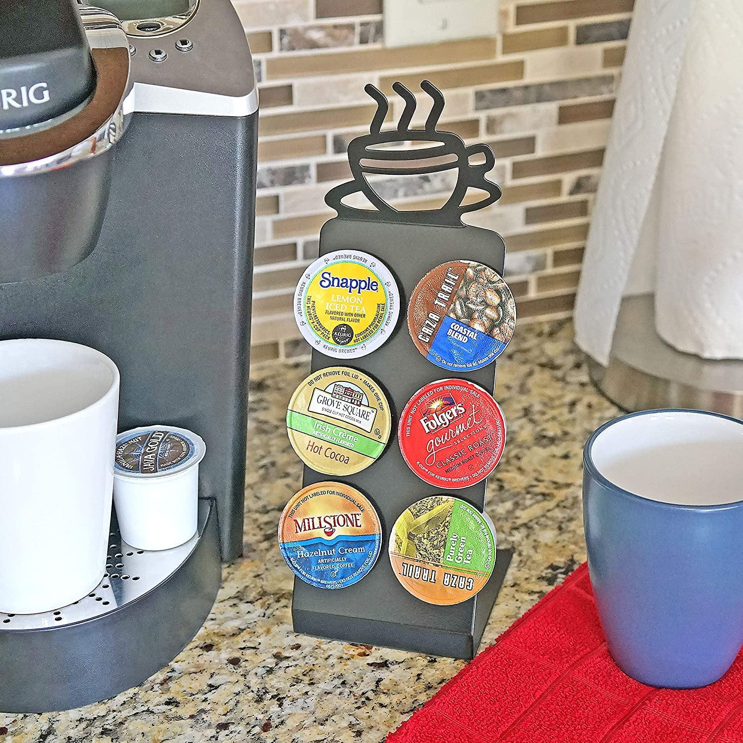 Fairly Odd Novelties Countertop K-CUP Display Holder Rack Fairly Odd Novelties Countertop K-CUP Display Holder Rack