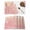 Pink, variant on Sage Green Gold Placemats Set of 12 Aesthetics Flower Boho Watercolor Art Place Mats Indoor Wipeable Table Mats Washable Cloth Dining Table Placemats for Kitchen Holiday Party Home Decor 13x19 Inch