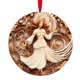 thumbnail image 2 of XWSHYW Adornos Colgantes Colgante de Ángel de Navidad, Árbol de Navidad Acrílico, Colgante Decorativo, 2 of 6