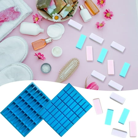 

WANYNG Kitchen mould To Easy Long Small Chocolate Demould Cake Silicone Mould Plaster 40 Mould Aromatherapy Mould Cake Mould Cake Mould Blue