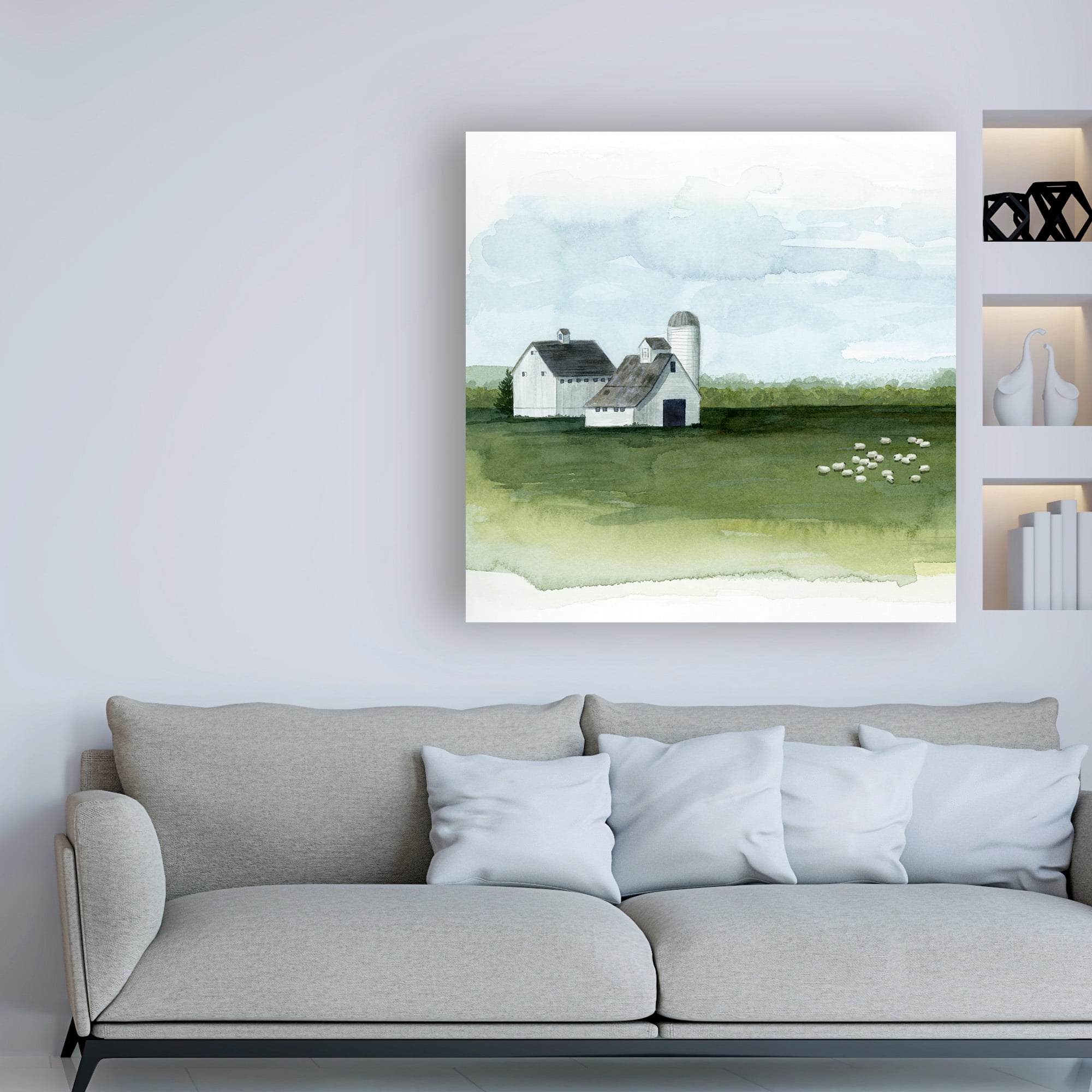 Trademark Fine Art 'Delilah's Farm I' Canvas Art by Grace Popp