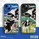 thumbnail image 2 of Korean Cute Collage Sunglasses Cow Phone Case For iPhone 15 14 13 12 Pro Max 11 Lovely Cool Silicone Shockproof Soft Back Cover, 2 of 5