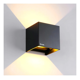 thumbnail image 2 of Lámpara  Bloosom Led De Pared Exterior Arbotante 12w Negro Moderna Luz Blanca, 2 of 5