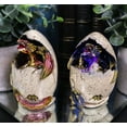 thumbnail image 7 of Colorful Red Blue Fantasy Egg Hatchling Baby Dragon Wyrmling Figurines Set of 2, 7 of 7