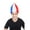 France, variant on HPO Adult Unisex Flag Troll Wigs Collections | 16 Countries Wig | Sports Wigs | Premium Breathable Capless Cap