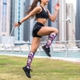 thumbnail image 6 of Lsque cute rainbow mushroom Skull Pattern Sport Compression Socks for Men & Women 15-20 mmHg Knee High Nurse Pregnant Running Medical and Travel Athletic, 6 of 6