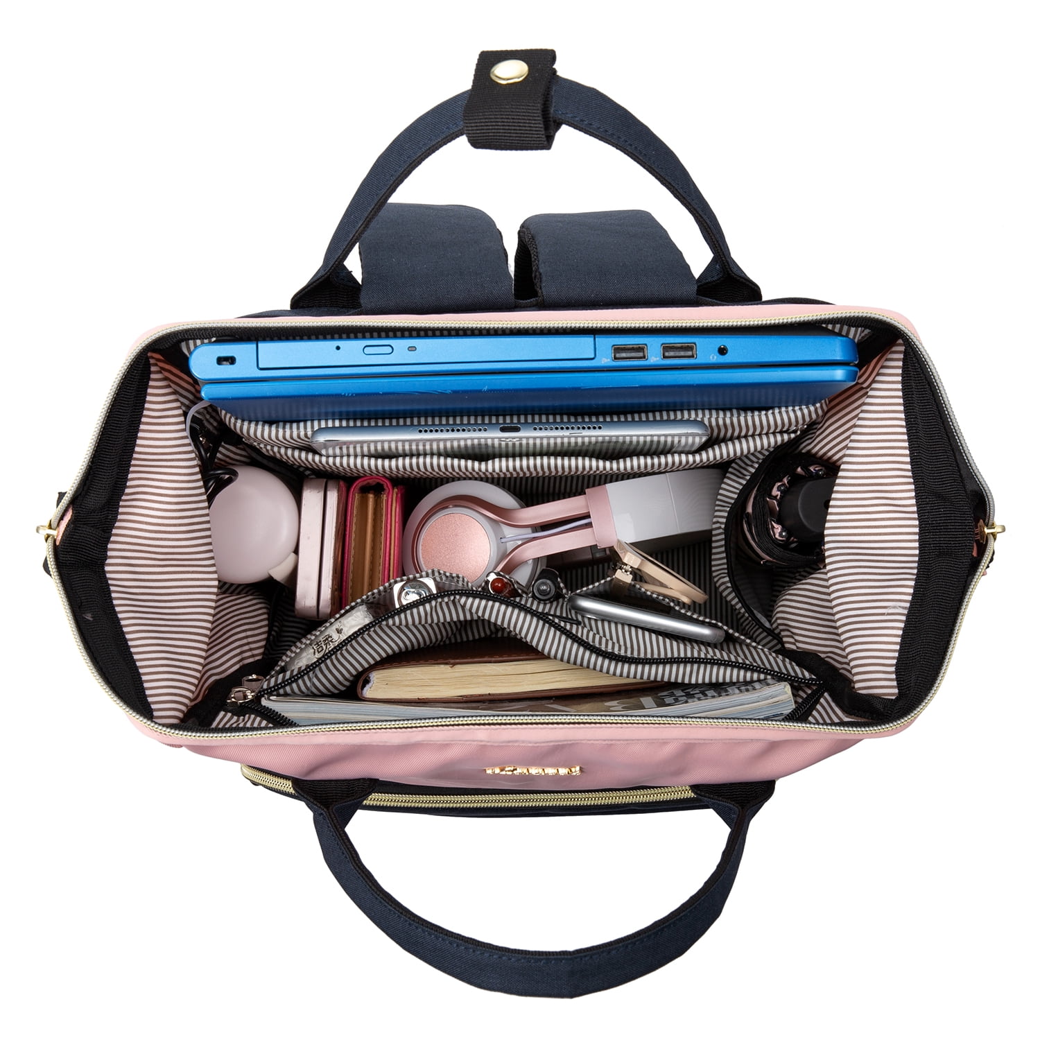 Lovevook Laptop Backpack for Women,17inch Business Computer Bag Teacher Nurse Backpack Purse with Anti-Thief Pocket, Larger Waterproof Travel Bag College Backpack with USB Charging Port