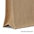 thumbnail image 5 of Milltown Merchants Jute Burlap Bags with Cotton Handles and Laminated Interior (2 Pack, Natural - Small), 5 of 6