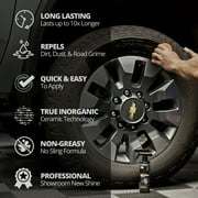Cerakote Rapid Ceramic Tire Coat Kit, Long-Lasting Tire Shine with Foam Applicator Pad, 8 fl oz