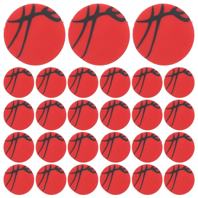 Miangastore 50Pcs Portable Erasers Multi-function Pencil Erasers Cute Mini Erasers Sports Ball Eraser