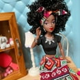 thumbnail image 3 of African American Fashion Dolls Set with Outfits – 12.6" Posable Black Dolls & Accessories, 3 of 6