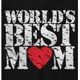 thumbnail image 2 of Worlds Best Mom Cool Mother's Day Women Plus Size Graphic Pullover Hoodie Brisco Brands 2X, 2 of 4