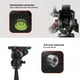 thumbnail image 4 of Rótula De Bola De Amortiguación Hidráulica, Bandeja De 360 ​​grados Cojinete De Carga De 6 Kg Rótula De Bola De Trípode De Base Plana Universal De 75 Mm Con Nivel De ANGGREK Damping Ball Head, 4 of 8