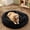 Black, variant on 45-Inch Extra Large Calming Pet Bed for Giant Breeds, Anti-Slip Donut Fluffy Faux Fur Cuddler, Washable Warming Bed for Pets Up to 120 lbs, 10-Inch Thick Support