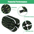 thumbnail image 4 of Polyester Nylon Pulling Rope, 1/2" 100 FT High Force Polyester Load 5400LBS Sailing Rope Abrasion Resistant UV Resist for Camping Swings Arborist Rigging Multipurpose Black, 4 of 7