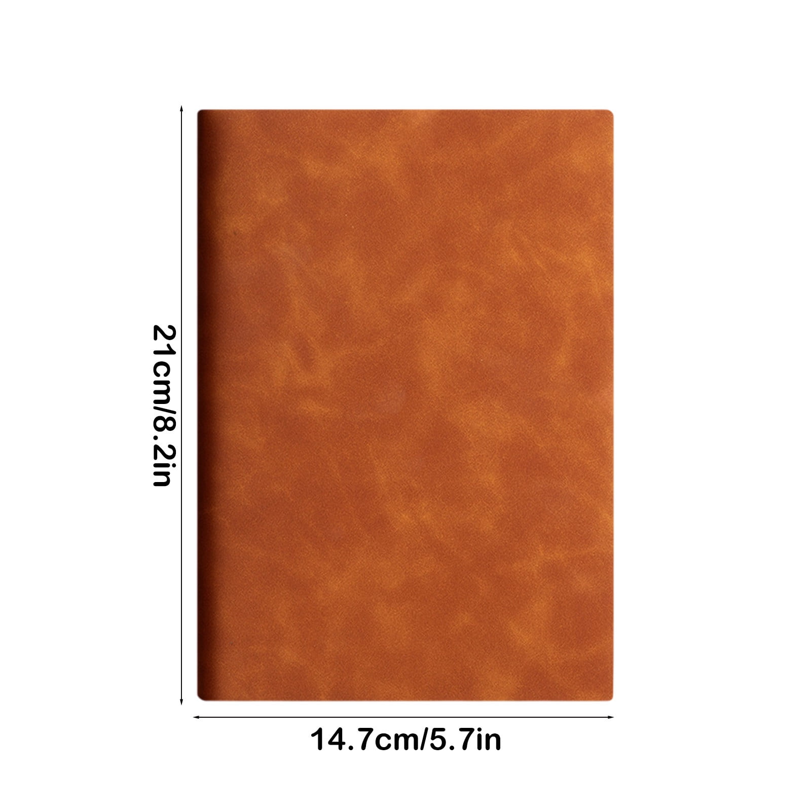 HBBKVI 2 Pack Notebook, A5 Imitation Sheepskin Notepad Review Notebook Thickened Business Work Diary Firm Efficient Office Softcover Book