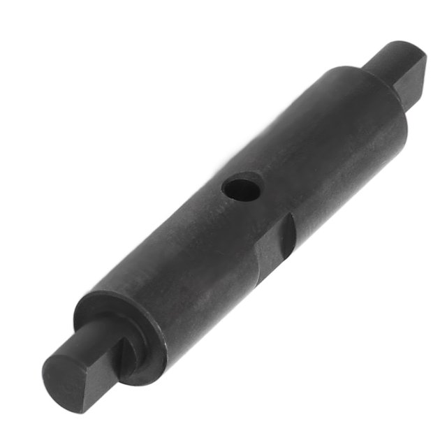 Eje de carrete RC de acero negro, resistente al desgaste, eje de rotor a prueba de herrumbre para coche serie ARRMA 1/7 1/8