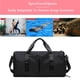 thumbnail image 3 of Bolsa de viaje para mujer y hombre, bolsa de gimnasio con separación de ropa seca y húmeda, bolsa de lona con compartimento para zapatos, bolsa de fin de semana, 40*21*20cm, 3 of 5