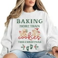 thumbnail image 4 of Baking More Than Cookies This Christmas Sweatshirt – Cute Christmas Pregnancy Announcement Sweater for Mom, Festive Holiday Maternity Pullover, Mother-to-Be Gift, 4 of 7