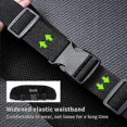thumbnail image 4 of Running Belt Waist Pack Bag, Black, 4 of 5