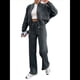 thumbnail image 1 of Conjuntos de Salón para Mujer, Conjunto Deportivo de 2 Piezas, Sudadera, Pantalón Deportivo de Pierna , Conjunto Deportivo A Juego Gris Oscuro L, 1 of 8
