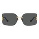 thumbnail image 3 of Miu Miu Sunglasses MU 54YS Gold Dark Grey 5AK5/S0 Women Wrap Logo AUTHENTIC, 3 of 6
