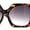 Tortoise - Smoke, variant on Womens XL Oversized Rectangular Thick Arm Wrap Around Plastic Sunglasses Tortoise - Smoke