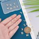 thumbnail image 3 of Letter Beads PH PandaHall, oro de 18 quilates, letra del alfabeto, 7 x 7 mm, 3 of 5