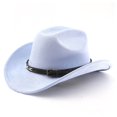 thumbnail image 1 of Western Frontier Cowboy Hat Curved Brim for Outdoor Adventure Travel Riding and Country Style Craftsmanship, 1 of 3
