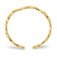 thumbnail image 5 of Primal Gold 14 Karat Yellow Gold Swirl Toe Ring, 5 of 7