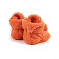 thumbnail image 5 of Baby Pumpkin Slippers, Warm Fuzzy Newborn Booties for Boys Girls, Soft Sole Infant Walking Shoes, Halloween Winter Cozy Crib Shoes, 5 of 6