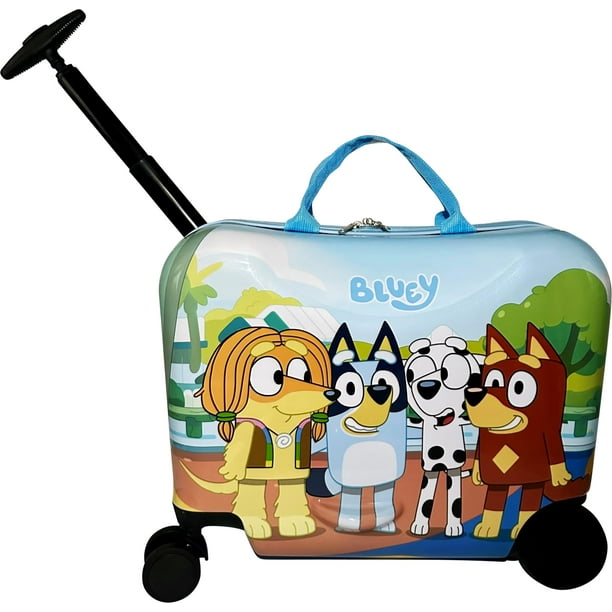 Maleta Ride-On Fast Forward Ride-On 18 para niños Bluey