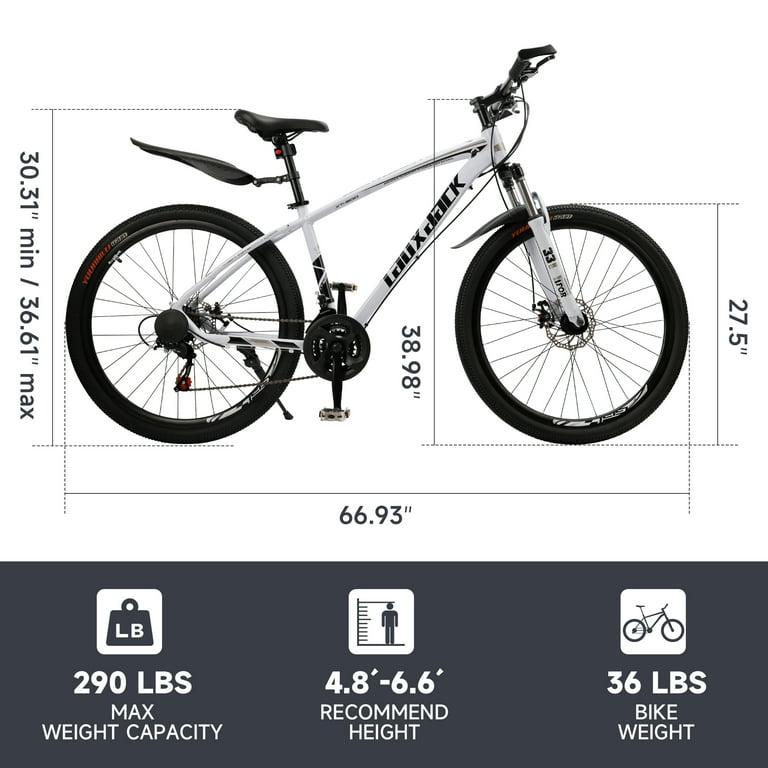 ARTUDATECH Full Suspension Mens Mountain Bike Shimano 21 Speed 27.5 inch Wheel Dual Disc Brake Bike for Men Womens Adult Bicycle Shop Black Friday Deals for 2024 Walmart