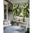 thumbnail image 4 of nqOlkjepod Outdoor Curtains for Patio Waterproof, Green Tree Outdoor Privacy Panels Grommet, Summer Nature Tropical Forest Plants Country Blackout Outside Curtains for Porch/Cabana 54"x108", 1 Panel, 4 of 8